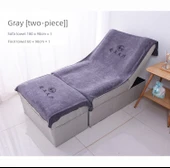 Salon Spa Havlu Seti - Bordo 2 Parça - Orta Kalınlıkta - 2
