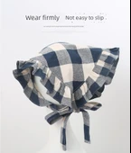 Yağa Dayanıklı Mutfak Önlüğü Seti - Üçgen Türban, Çiçek Desenli, Büyük Dantel, Lacivert thumbnail 8