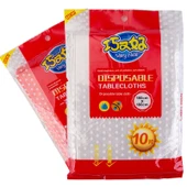 Kalın Tek Kullanımlık Plastik Masa Örtüsü - Beyaz 100 x 140cm thumbnail 4