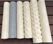 Kaymaz Kauçuk Banyo Paspası - 70x40cm - Deniz İpliği Bej - 7