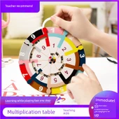 İlkokul Matematik Öğrenme Oyuncağı - Çarpım Tablosu +20'ye Kadar Toplama Çıkarma Tablası - 2