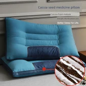 Mavi Tek Taraflı Sinameki Mıknatıs Pelin Lavanta Boyun Yastığı - Tek Paket - 3