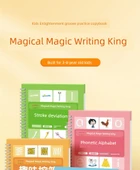 Okul Öncesi El Yazısı Alıştırma Kitabı - Eğlenceli Kontrol Kalemi + Çizgi Radikal + Sayılar + Pinyin ve Kalem - 6