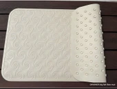 Kaymaz Kauçuk Banyo Paspası - 70x40cm - Deniz İpliği Bej - 1