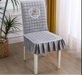Şönil Sandalye Örtüsü - Çin Tarzı Polar Mavi - 130x180cm Masa Örtüsü - 8