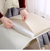 Şönil Sandalye Örtüsü - Çin Tarzı Flanel Gri - 130x180cm Masa Örtüsü - 9