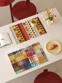 Su Geçirmez Yağ Geçirmez PVC Masa Örtüsü - [Utopia] -2# - 30x45cm - 3