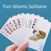 Deyim Ejderha Kart Oyunu - 2 Kutu İdiom Solitaire 325 + Sihirli Çince Karakterler 250 - 2