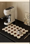 JP Kahve Donut Desenli Deri Tezgah Matı - 40x50 cm - 8