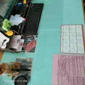 Yeşil Ofis Masa Örtüsü - Keçe Kumaş - 3mm 80x160cm - 8