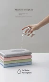 Pamuklu Çocuk Yüz ve Banyo Havlusu - Antibakteriyel - Gri, Pembe - 10