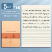 16K İngilizce Çalışma Kitabı - 5'li Paket - 1
