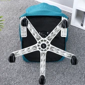 Ofis Koltuğu Kılıfı - Universal Elastik - 5 Parça - Zeytin Yeşili (Kolçak 36-38 cm) - 5