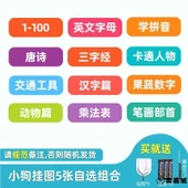 Çince Pinyin Alfabe Duvar Tablosu - İsteğe Bağlı Yavru Köpek Duvar Tablosu 5 - 1
