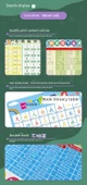 İlkokul Matematik Formülleri Masa Takvimi - 2 Çeşit İçerikli - 7