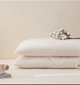 Pamuk Yastık 48x150cm - Tek Kişilik - Düşük Yastık [5-6cm 1200g] - 9