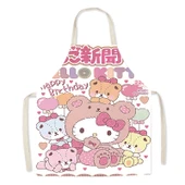 Sevimli Kedi Desenli Çocuk Mutfak Önlüğü HK-(7) 45x56cm - Kalın Pamuklu thumbnail 11