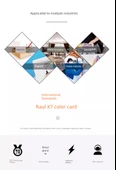 RAL K7 Renk Kartelası - Uluslararası Standart - 10