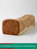 Thuja Sutchuenensis Ahşap Boyun Yastığı - [Moxa Isıtmalı] Linglong (Yastık Kılıfı ve Bel Yastığı Hediyeli) - 2