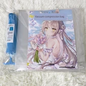 Anime Vücut Yastığı Saklama Çantası - 190x70cm - El Pompası - 1