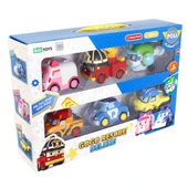 POLI ZR-914 Robocar Poli Gogo Rescue Deluxe 6 Lı Set - - 2