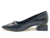 Mehtap Taş Toka Detaylı Kısa Topuklu Kadın Babet Ayakkabı thumbnail 5