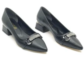 Mehtap Taş Toka Detaylı Kısa Topuklu Kadın Babet Ayakkabı thumbnail 1