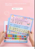 Çocuklar için Eğitici Matematik ve Okuma Yazma Tablosu - Çince Pinyin Alfabesi - 9