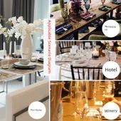 Jakarlı Otel Restoran Peçetesi 48x48cm Polyester - Gök Mavisi thumbnail 4