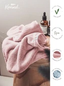 Deniz Yosunu Kadife Krem Sarı Banyo Havlusu - 6