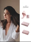 Deniz Yosunu Kadife Krem Sarı Banyo Havlusu - 2