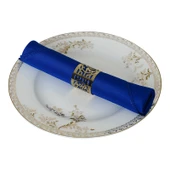 Jakarlı Otel Restoran Peçetesi 48x48cm Polyester - Gül Kırmızısı thumbnail 6