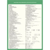 Ortaokul Bilgi Duvar Tablosu - Matematik Formülleri - Altın Sarısı thumbnail 1