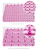 30x30cm TPE Kaymaz Banyo Paspası - Gri - Vantuzlu - 2 Adet - 10