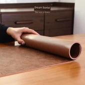 Deri Su Geçirmez Çay Matı - Büyük Boy 50x100 cm - 4