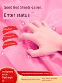 Tek Kullanımlık Steril Yatak Örtüsü - Pembe - 2.0M x 2.4M (1 Adet) - 2