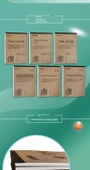 16K Kalınlaştırılmış Kraft Kapaklı Defter - 5 Adet Metre Kelime 130 - 8