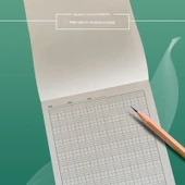 16K Kalınlaştırılmış Kraft Kapaklı Defter - 5 Adet Metre Kelime 130 - 6