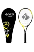 DELTA FLAME 27 İnç Tek Parça Üretim L1 Grip Kort Maç Tenis Raketi + Deluxe Kort Tenis Çantası - 4