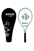 DELTA FLAME 27 İnç Tek Parça Üretim L1 Grip Kort Maç Tenis Raketi + Deluxe Kort Tenis Çantası - 1