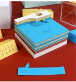 Dünyayı Keşfet Mavi Takvim 2025 - 3D İngilizce Takvim [İngilizce Versiyon] Tozluk Hediyeli - 11