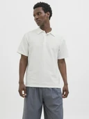 Jack Jones Sago Textured Erkek Polo Yaka Tişört 12276735 thumbnail 4