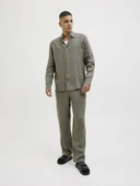 Jack Jones Blalawrence Relax Fit Keten Erkek Gömlek 12273907 - 5