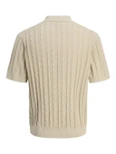 Jack Jones Lamason Knıt Oversize Fit Triko Polo Yaka Erkek Tişört 12277518 - 3