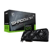 MSI VGA GEFORCE RTX 5070 12G SHADOW 3X OC RTX5070 12GB GDRR7 192B DX12 PCIE 5.0 X16 3XDP 1XHDMI - 1