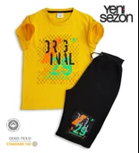 Triliya Pamuklu Unisex Çocuk Kapri Takımı (Cepli & Kordonlu, 3-12 Yaş) TRL-36 - 2