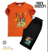 Triliya Pamuklu Unisex Çocuk Kapri Takımı (Cepli & Kordonlu, 3-12 Yaş) TRL-36 - 3