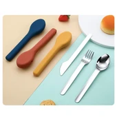 Kamp Çatal&Kaşık&Bıçak Seti - Seyahat Seti - Orcamp - Turuncu (OUT-1970) thumbnail 4