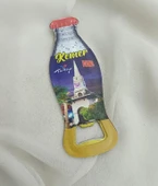 Magnet Açacak Gazoz Şişe Açacağı Mıknatıslı Buzdolabı Süsü Bayrak Kule - 1