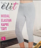 Tutku Elit Bayan Modal Elastan Dizaltı Kapri Tayt  2102 - 8